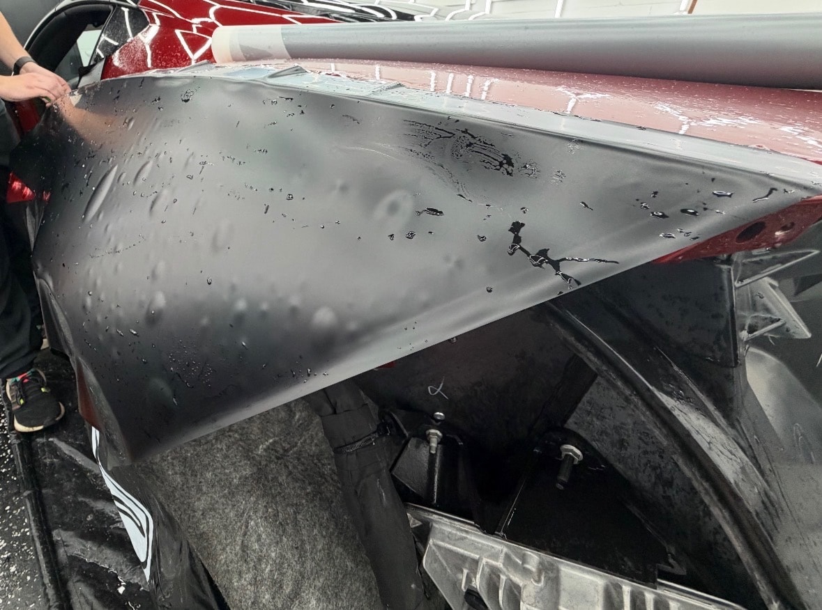 Sports Car PPF Process Shot — Sleepr Studio College Station TX