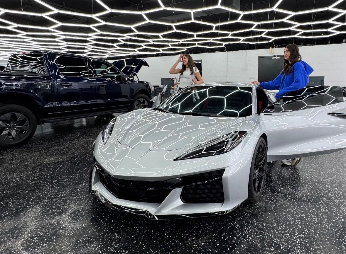 Corvette Z06 PPF Detail Work — Sleepr Studio College Station TX