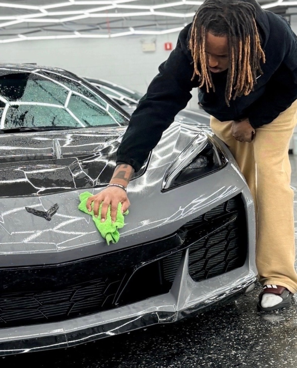 Corvette Z06 PPF Install Process — Sleepr Studio College Station TX