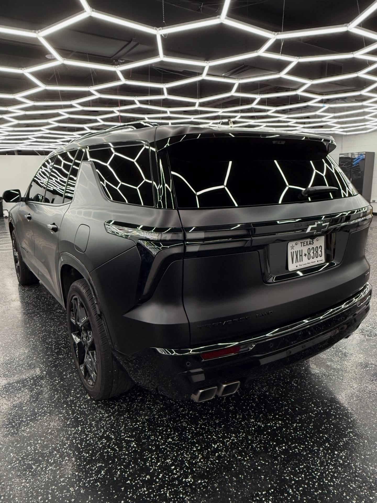 Black Chevy SUV Window Tint — Sleepr Studio College Station TX