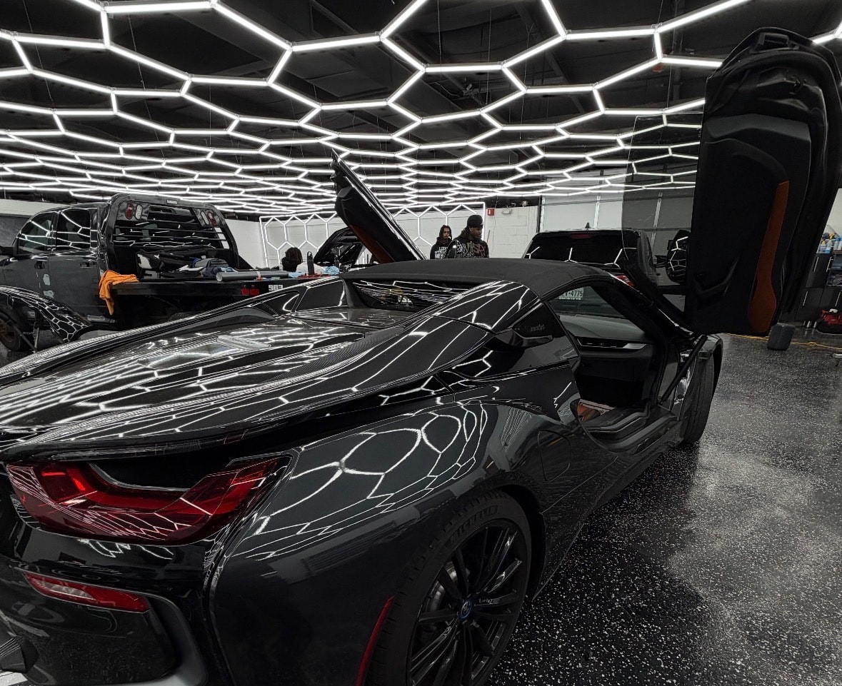 Black Luxury Car Ceramic Coating — Sleepr Studio College Station TX