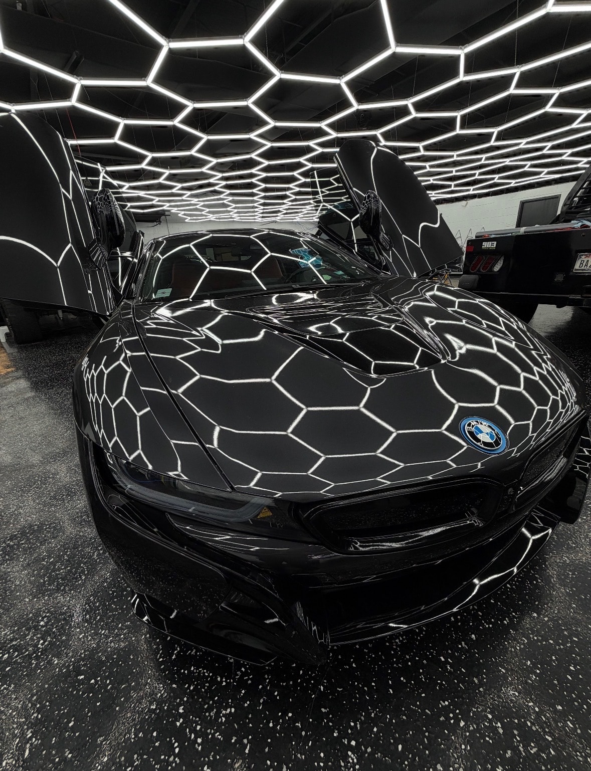 Black Luxury Car Ceramic Coating — Sleepr Studio College Station TX