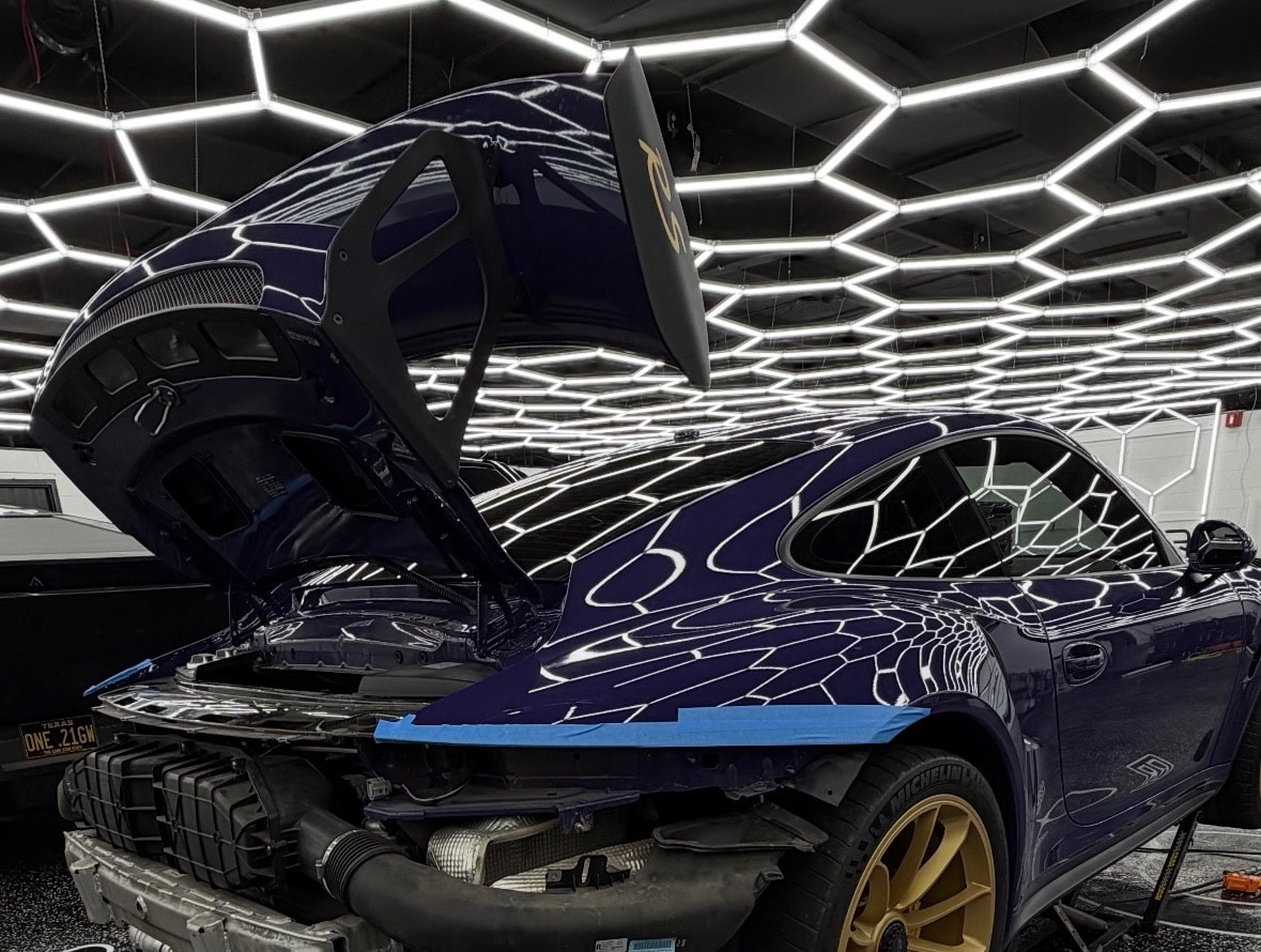 Porsche 911 GT3 PPF Install Process — Sleepr Studio College Station TX