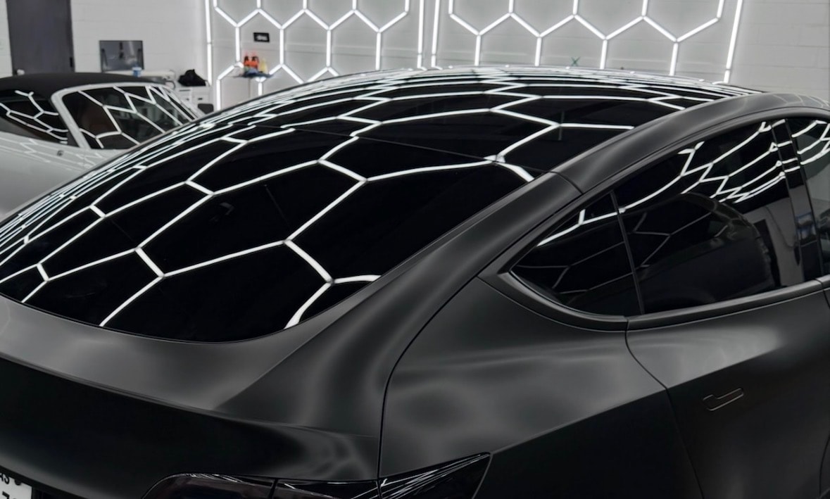Tesla Ceramic Window Tint — Sleepr Studio College Station TX
