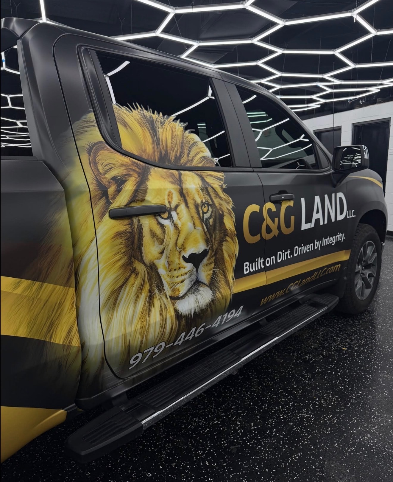 Chevy Silverado Commercial Fleet Wrap — Sleepr Studio College Station TX