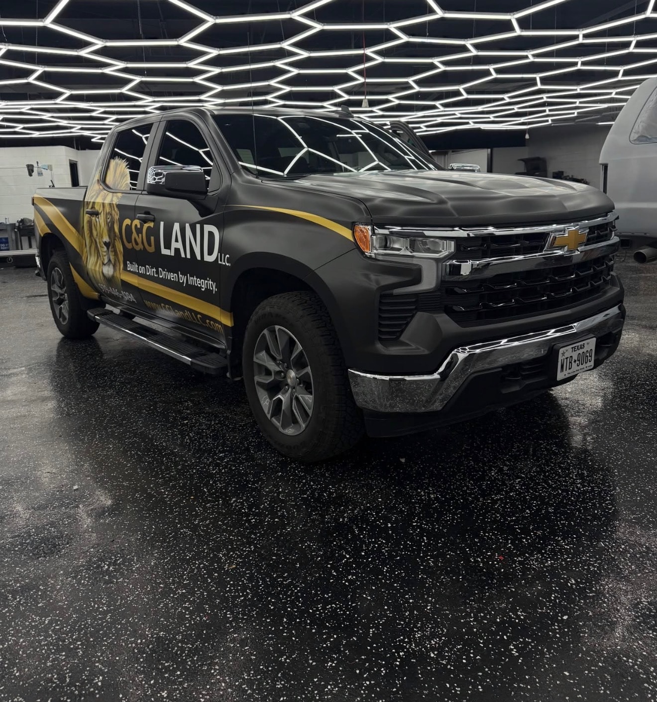 Chevy Silverado Commercial Fleet Wrap — Sleepr Studio College Station TX