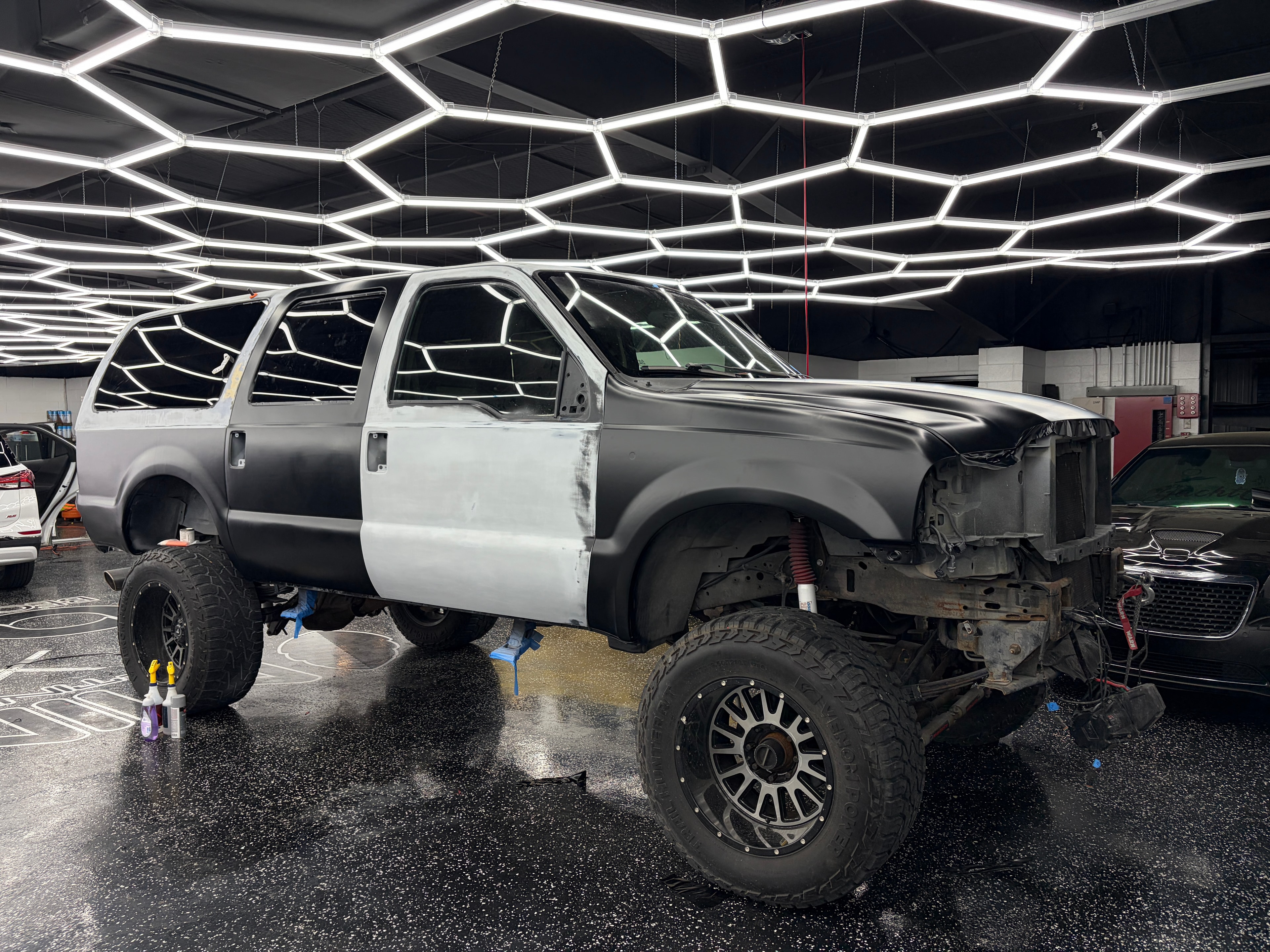 White Truck Paint Protection Film — Sleepr Studio College Station TX