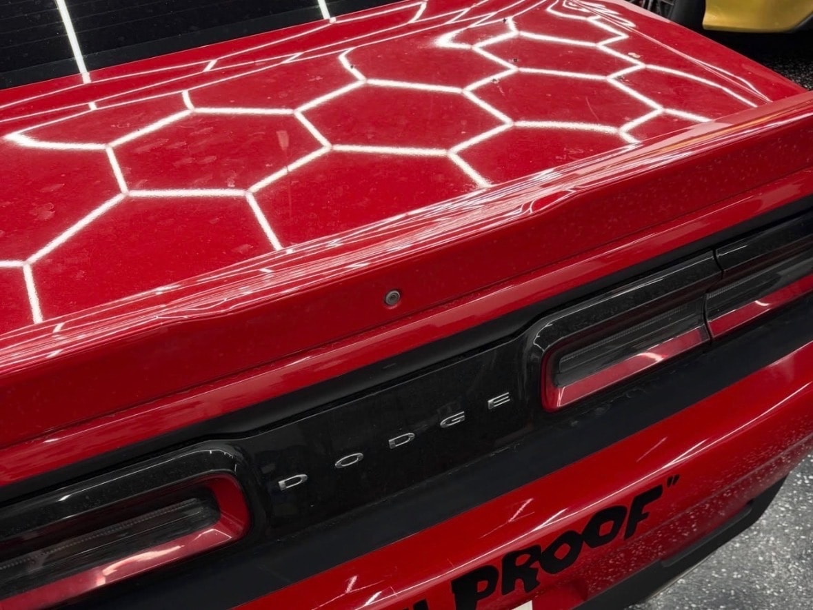 Red Dodge Ceramic Window Tint — Sleepr Studio College Station TX