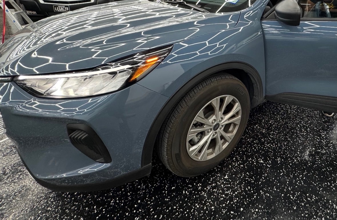 Blue Flame Car Custom Wrap — Sleepr Studio College Station TX