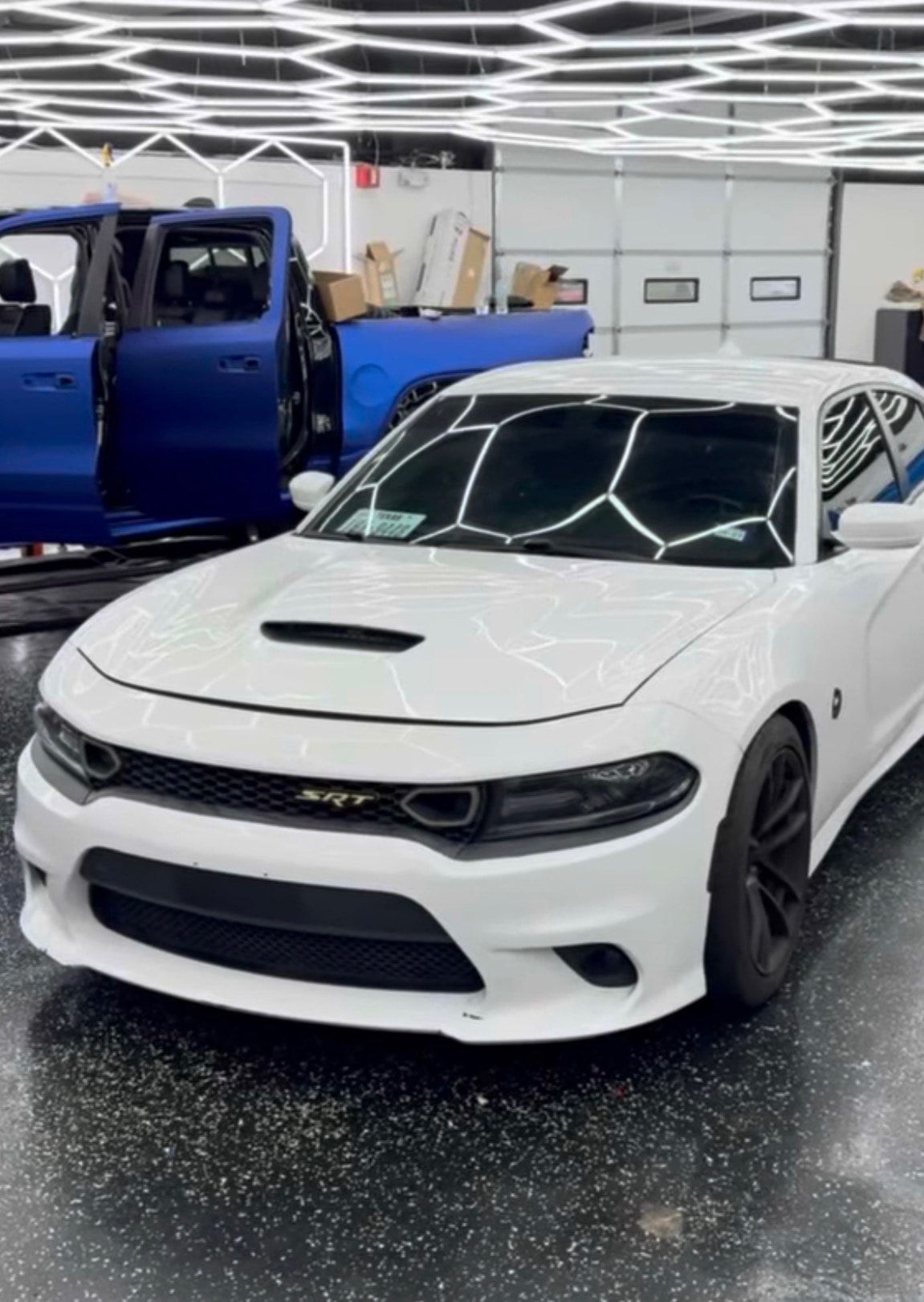 White Sedan Window Tint — Sleepr Studio College Station TX