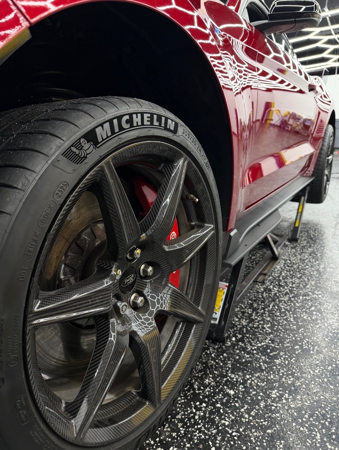 Red Sports Car Custom Wrap — Sleepr Studio College Station TX