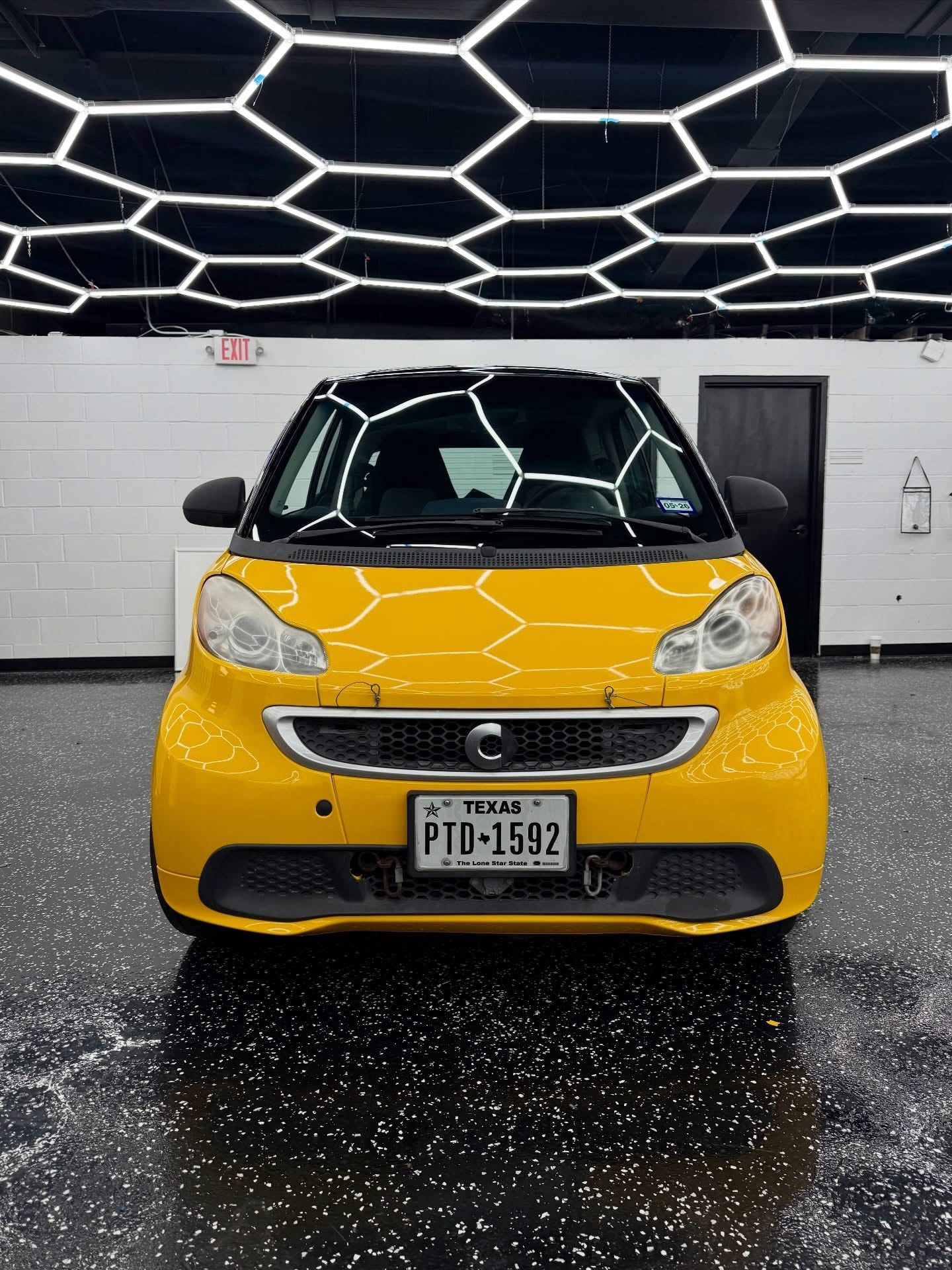 Smart Car Custom Hex Wrap — Sleepr Studio College Station TX